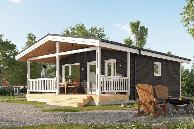 Модульный дом-баня Сканди 53