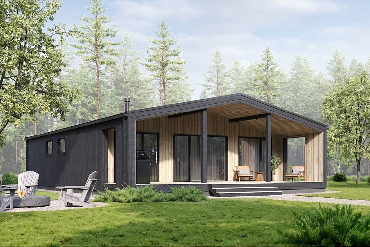 Модульный дом Барн 134