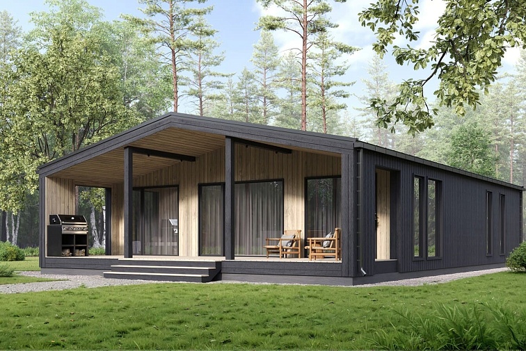 Модульный дом Барн 134