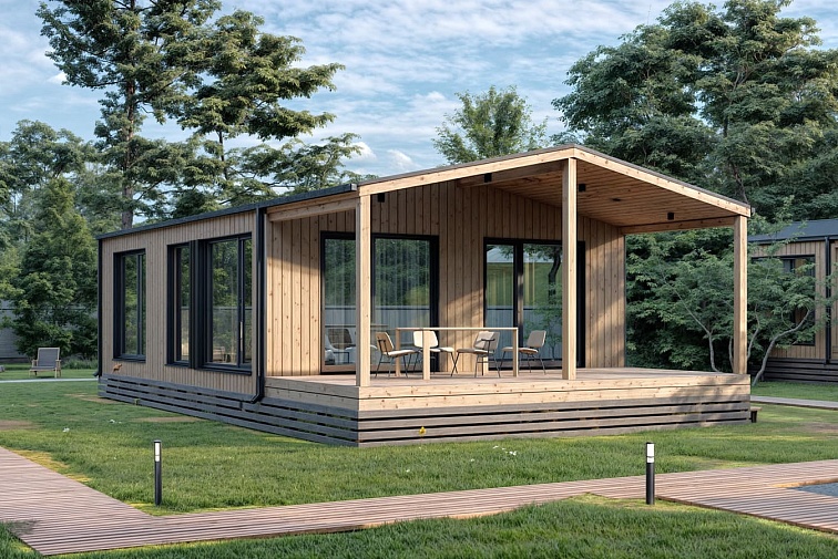 Модульный дом Барн 73