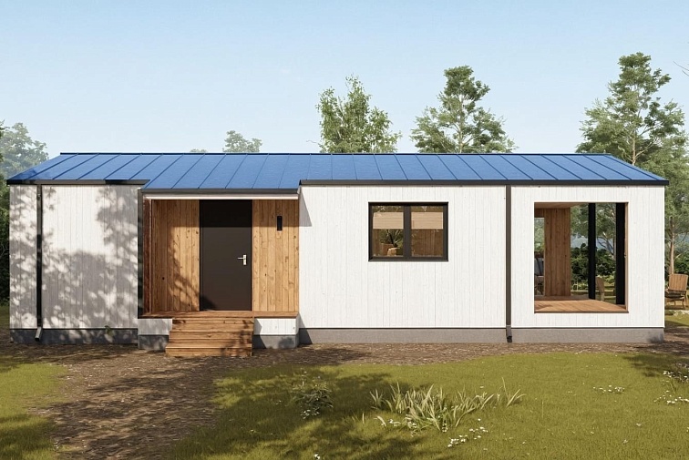 Модульный дом Барн 75