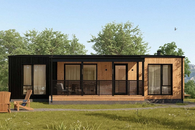 Модульный дом Барн 87