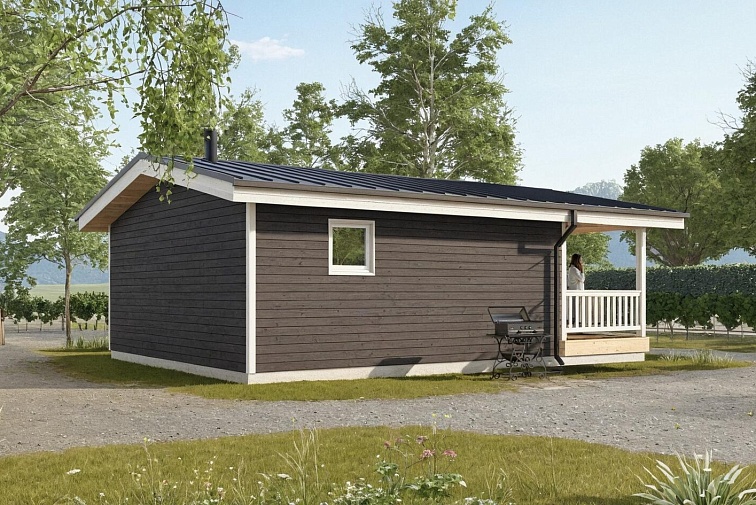 Модульный дом-баня Сканди 53