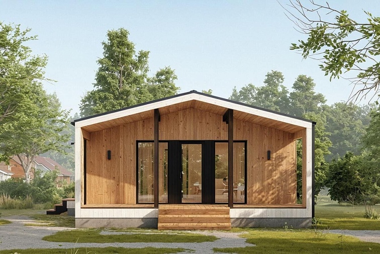 Модульный дом Барн 75