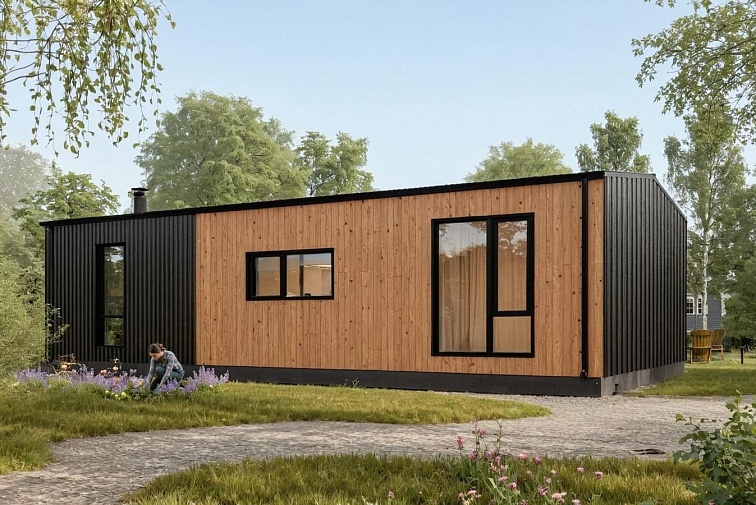 Модульный дом Барн 87