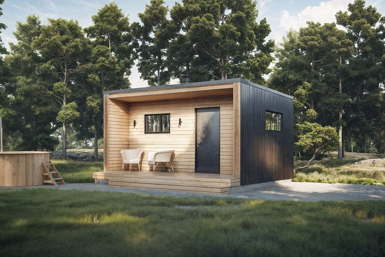 Модульная баня Йель 15