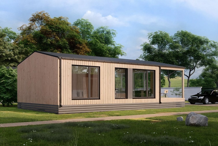 Модульный дом Барн 73