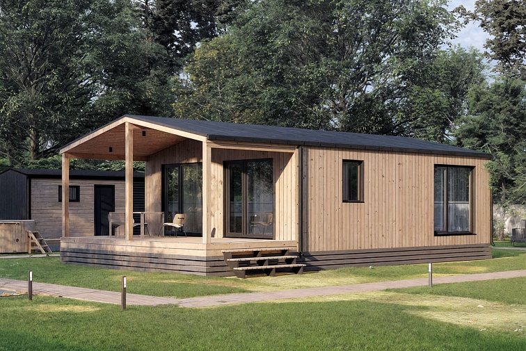 Модульный дом Барн 73