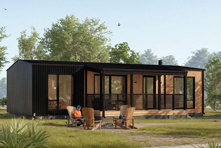 Модульный дом Барн 87