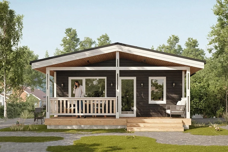 Модульный дом-баня Сканди 53