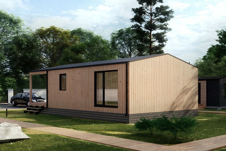 Модульный дом Барн 73