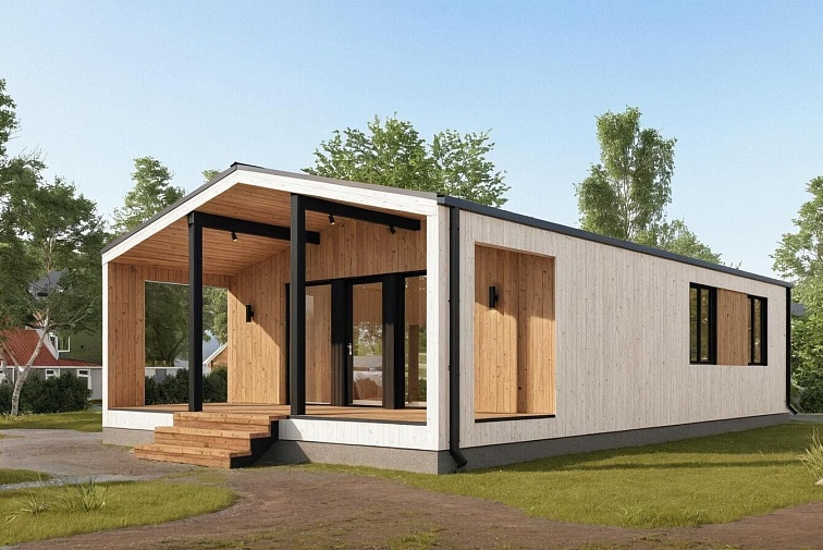 Модульный дом Барн 75