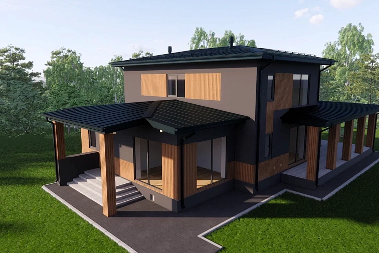 Строительство дома в Кривцово